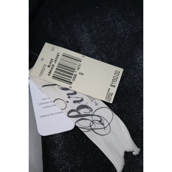 Bird by Juicy Couture Black Askam Leather Jacket Size Small NWT - Picture 12 of 12